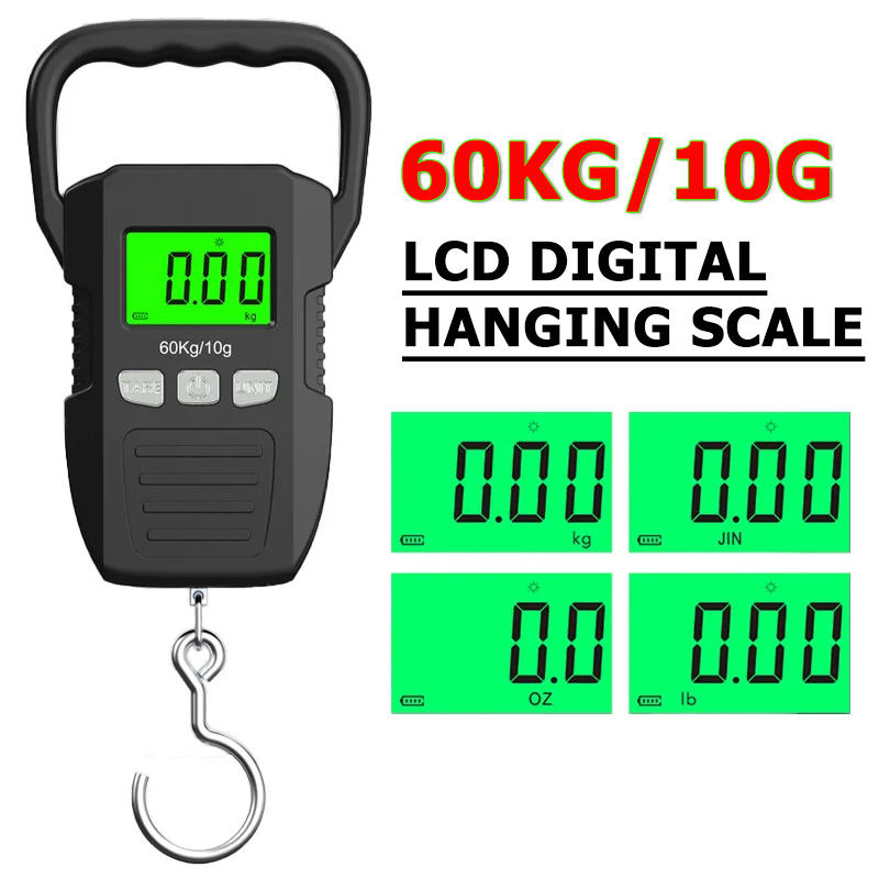 Tape Dispenser Weighted - 60kg/10g LCD Digitale Bilancia Elettronica Ponderazione