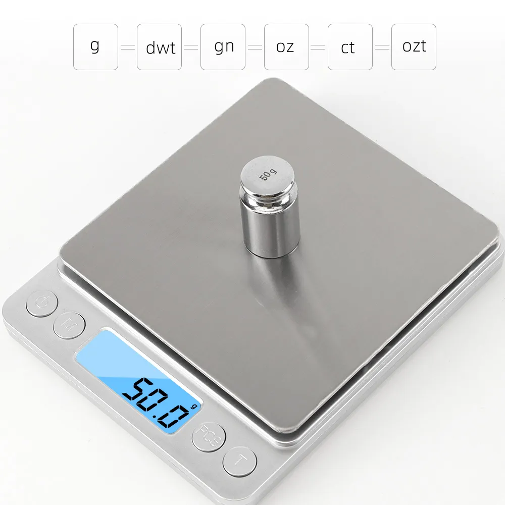 Tape Dispenser Weighted - 3000g 0.1g Bilancia elettronica Display LCD