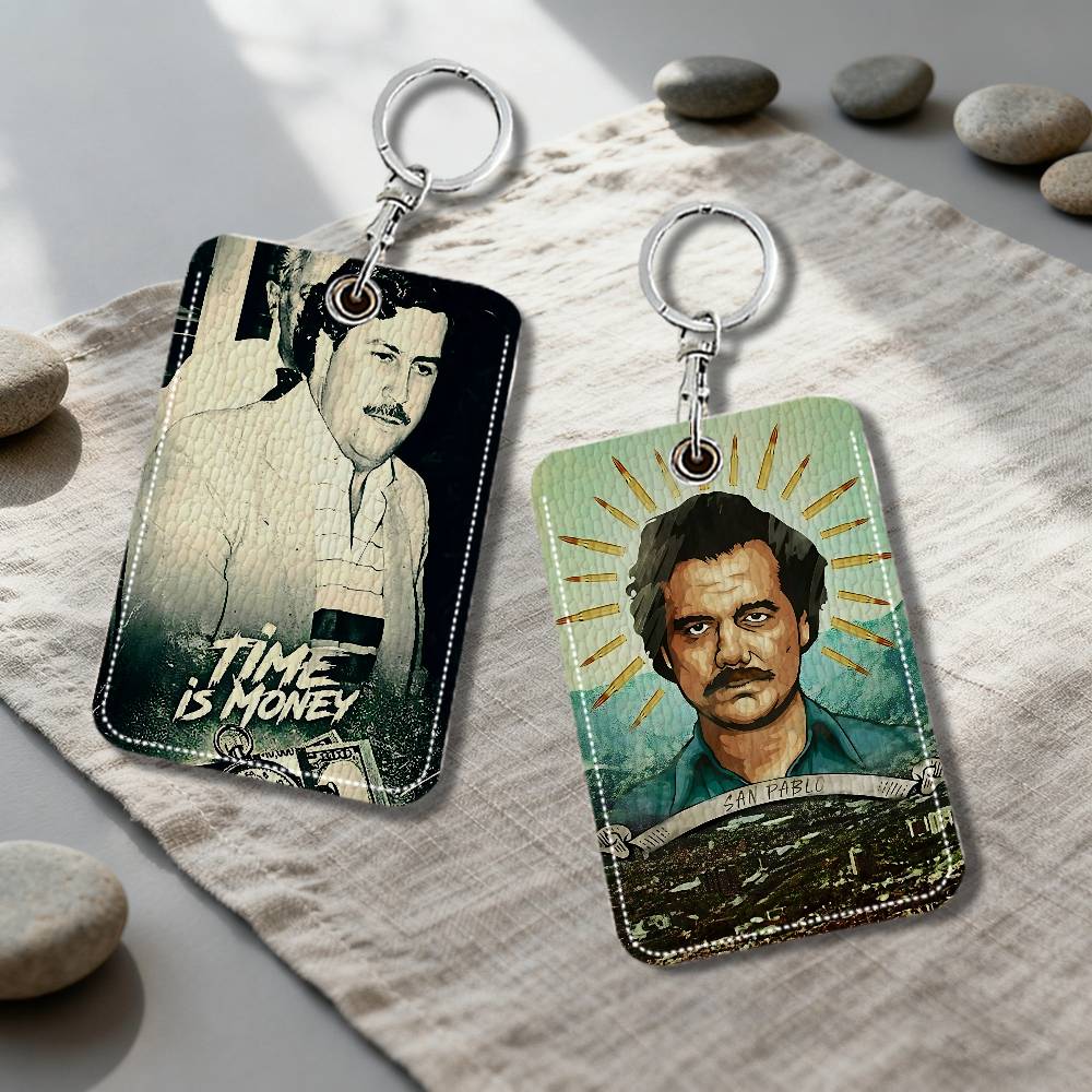 Card Index Box - N-Narcos P-PABLO E-ESCOBAR Portacarte Portachiavi Custodia