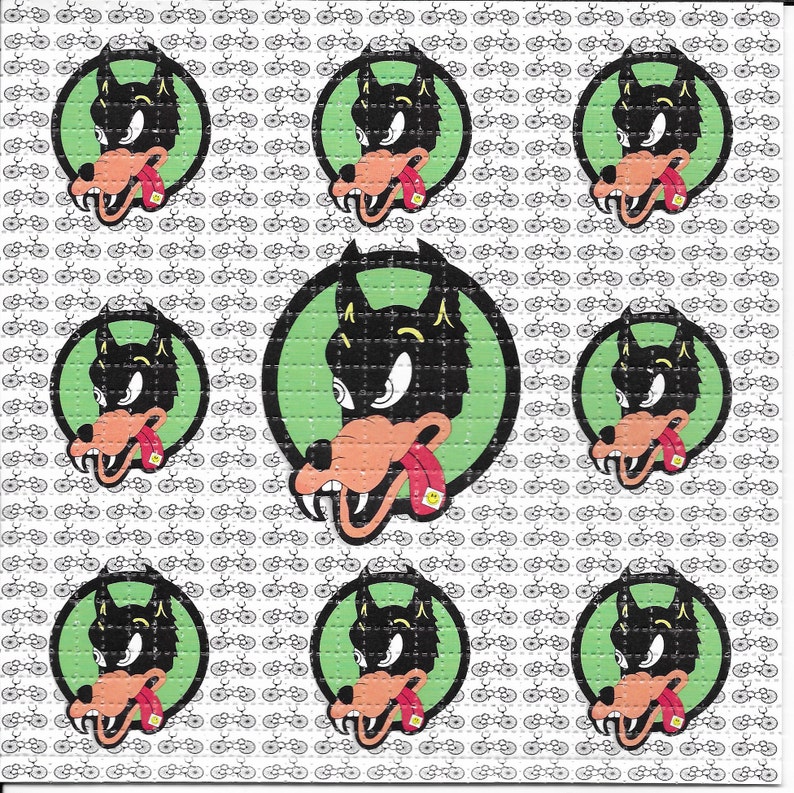 Ink Blotter Paper - Dire Wolf Psichedelico LSD Acido Libero