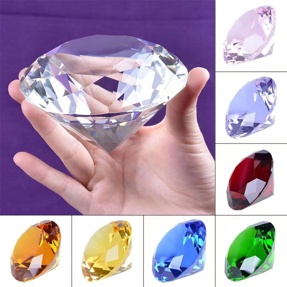 Paper Weight Crystal - 10 colori cristallo a forma di