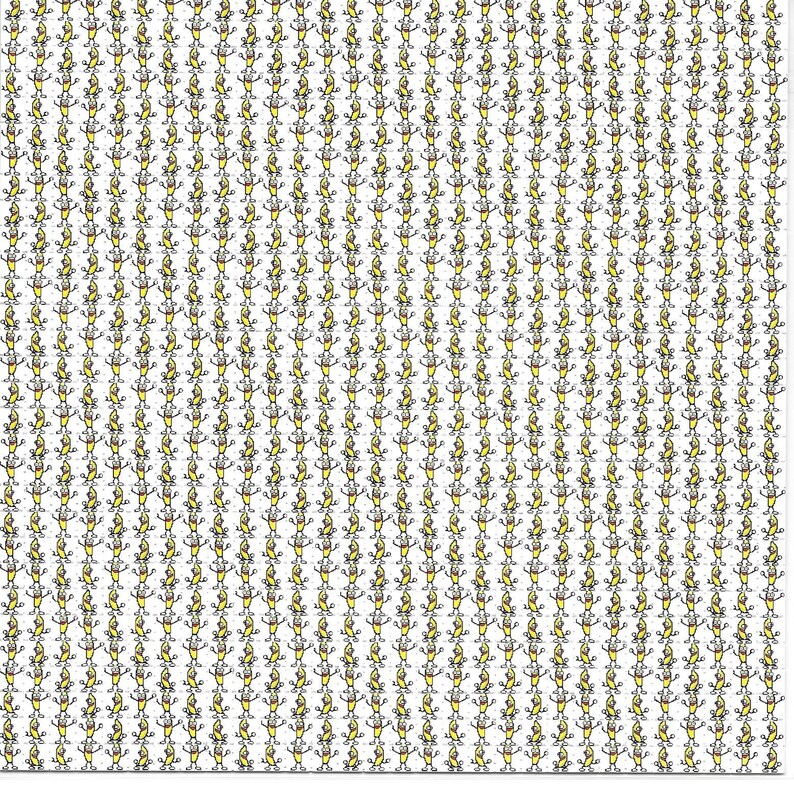 Ink Blotter Paper - Bananagram psichedelico LSD acido Blotter arte
