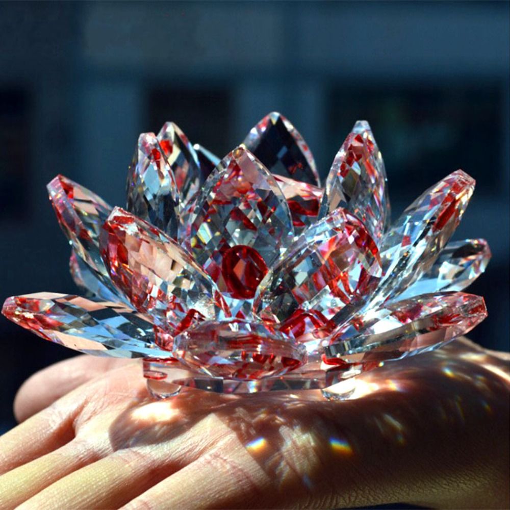 Figurina di fiore di loto di c - Paper Weight Crystal recensione e prezzo