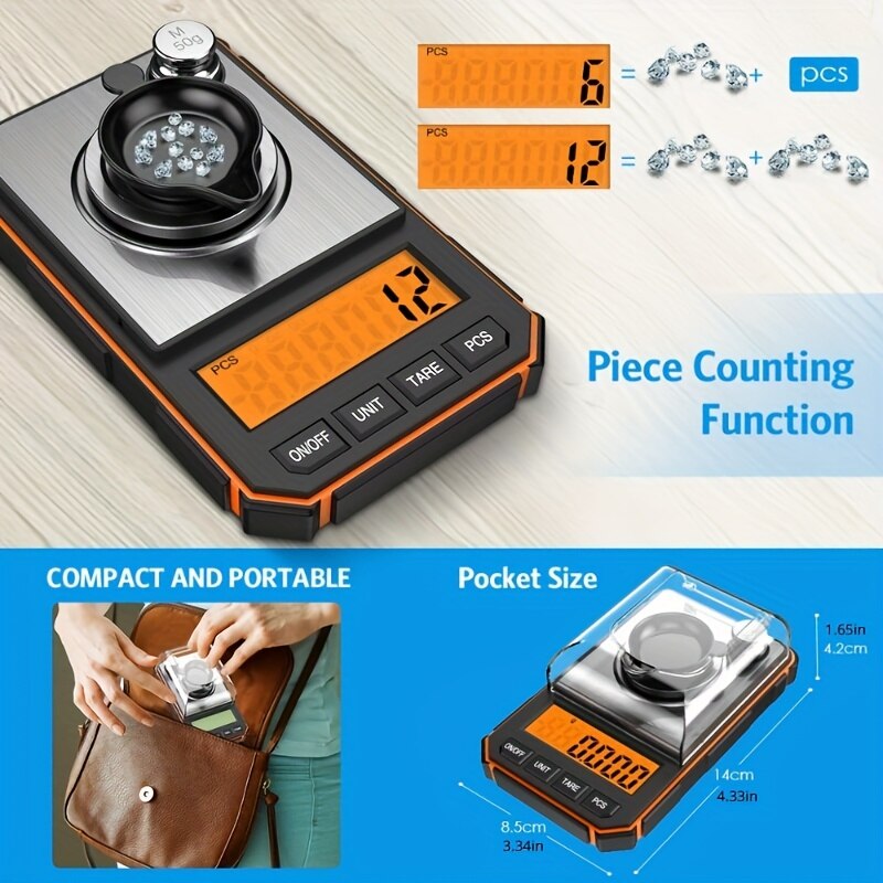 1pc 0.001g Bilancia profession - Tape Dispenser Weighted recensione e prezzo